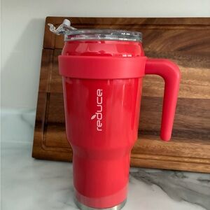 Pink Reduce Insulated Travel Mug